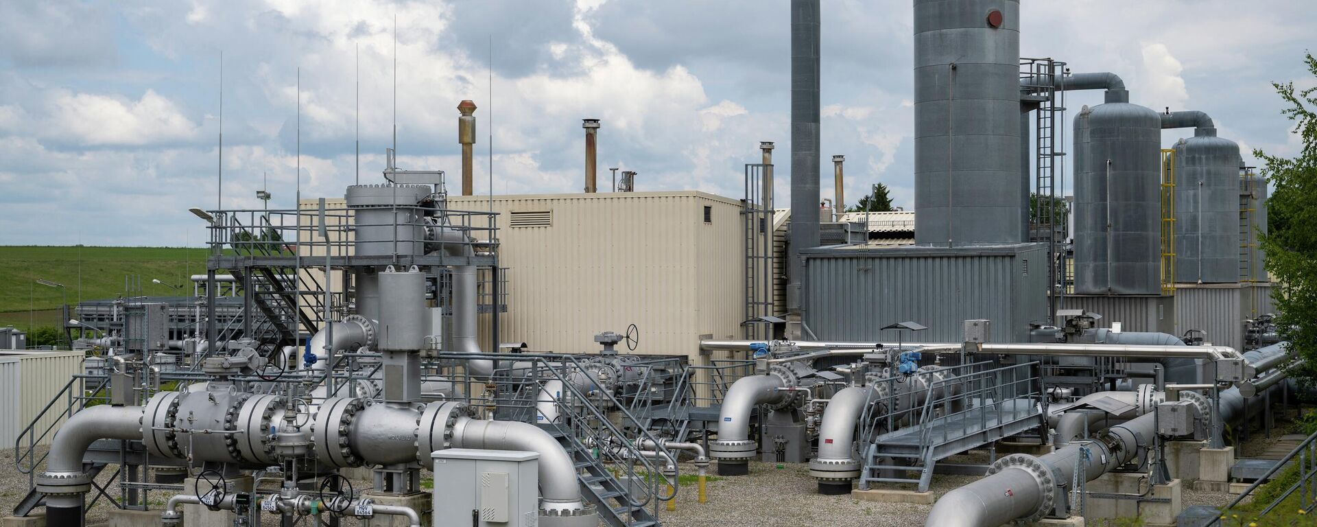 Instalações de gás natural da Uniper em Bierwang, Alemanha, 10 de junho de 2022 - Sputnik Brasil, 1920, 11.07.2022