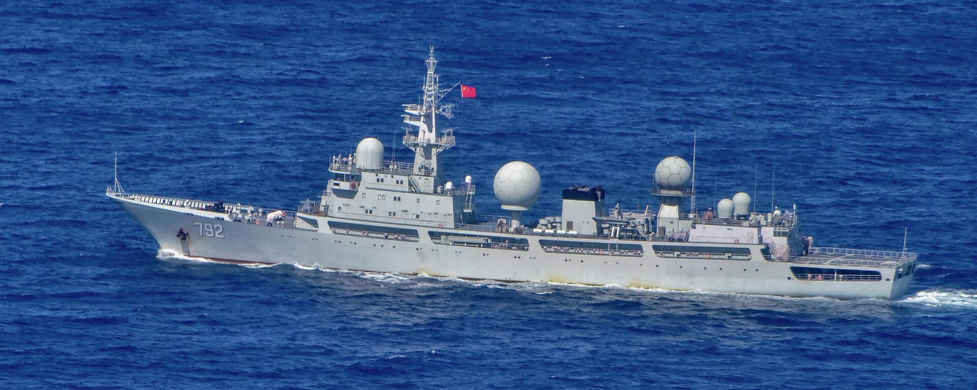 Haiwangxing, navio de inteligência da Marinha do Exército de Libertação Popular (ELP) da China, operando a noroeste da Austrália, 11 de maio de 2022 - Sputnik Brasil, 1920, 09.08.2023