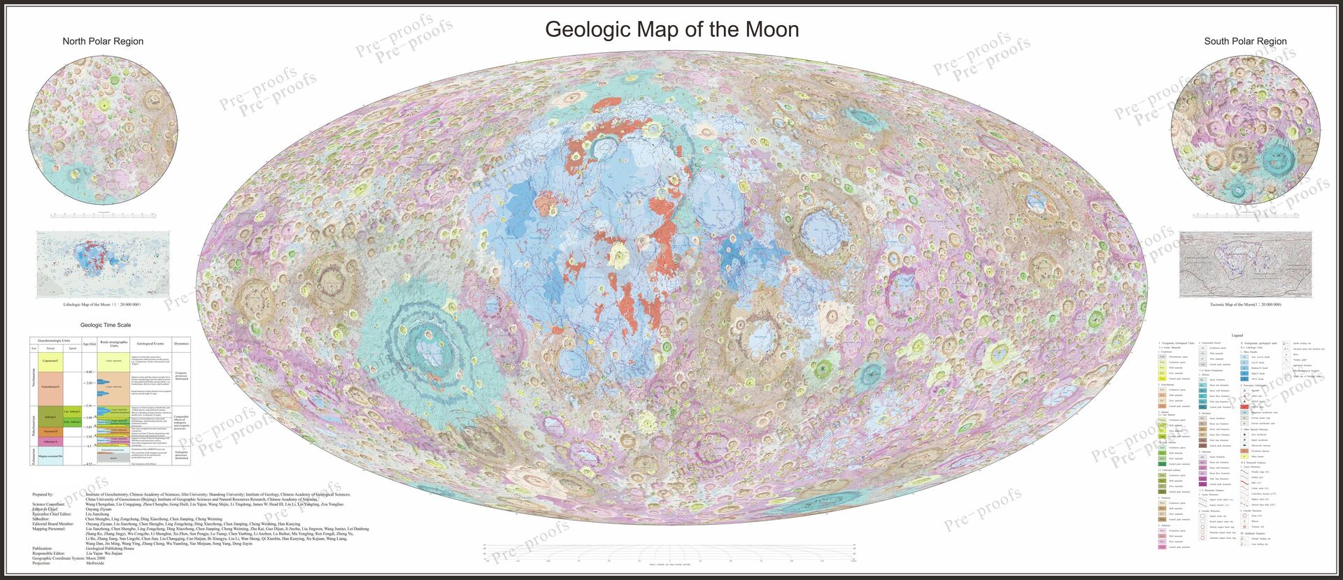 Mapa geológico com escala de 1:2.500.000 da superfície lunar - Sputnik Brasil, 1920, 16.06.2022