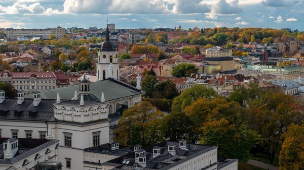Vista aérea da cidade de Vilnius, capital da Lituânia
 - Sputnik Brasil