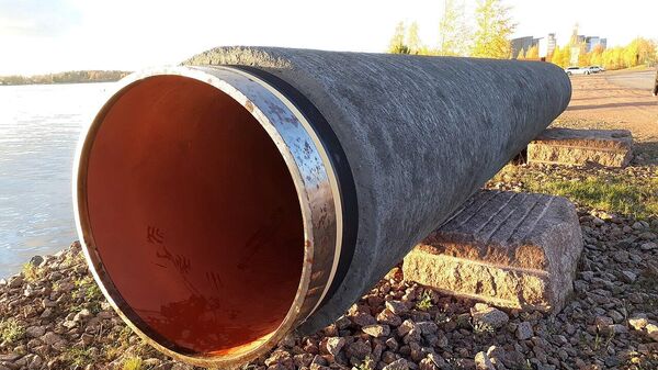Tubulação do Nord Stream (Corrente do Norte) em Kotka, na Finlândia - Sputnik Brasil