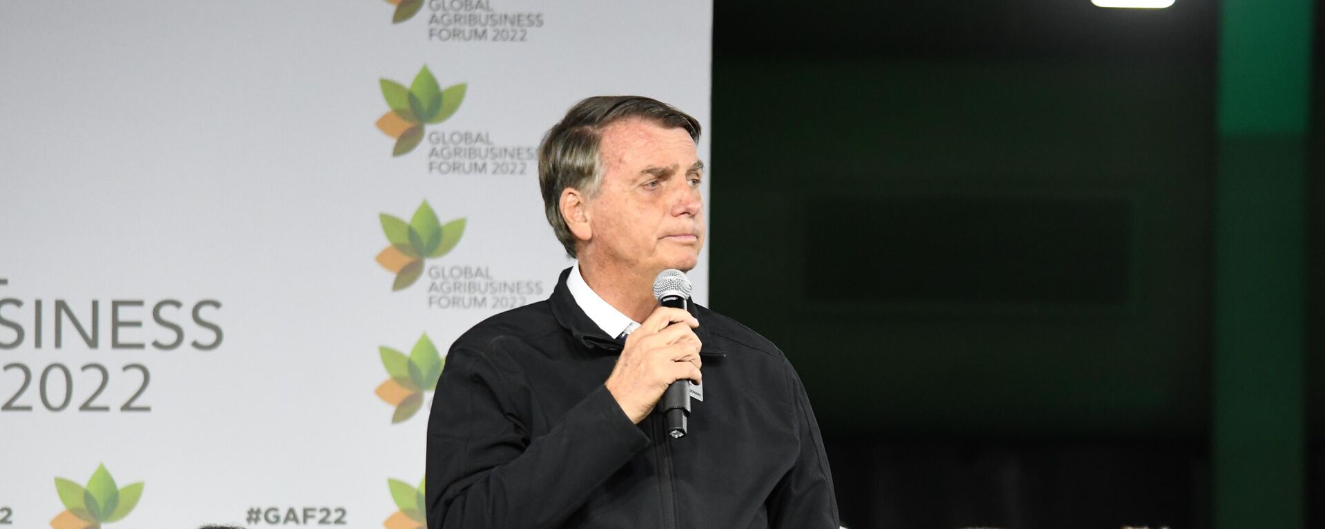 Jair Bolsonaro (PL) Presidente da República do Brasil durante abertura do Global Agrobusiness Forum 2022 - Sputnik Brasil, 1920, 25.07.2022