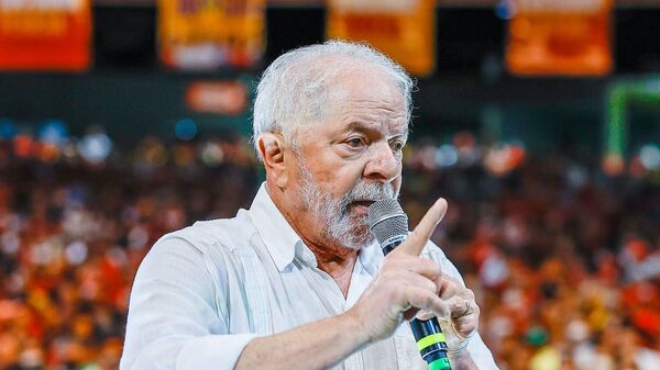 O ex-presidente Luiz Inácio Lula da Silva (PT) durante ato em Pernambuco - Sputnik Brasil