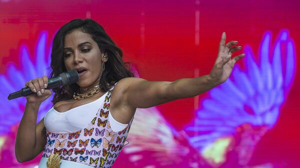 A cantora Anitta durante show em São Paulo, Brasil, em 19 de maio de 2019 - Sputnik Brasil