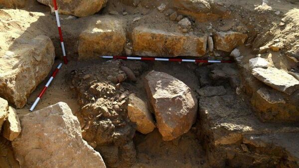 Escavações arqueológicas em Abusir, no Egito  - Sputnik Brasil