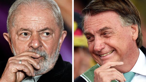 O ex-presidente Luiz Inácio Lula da Silva (PT) e o presidente Jair Bolsonaro (PL), em montagem de fotos (foto de arquivo) - Sputnik Brasil
