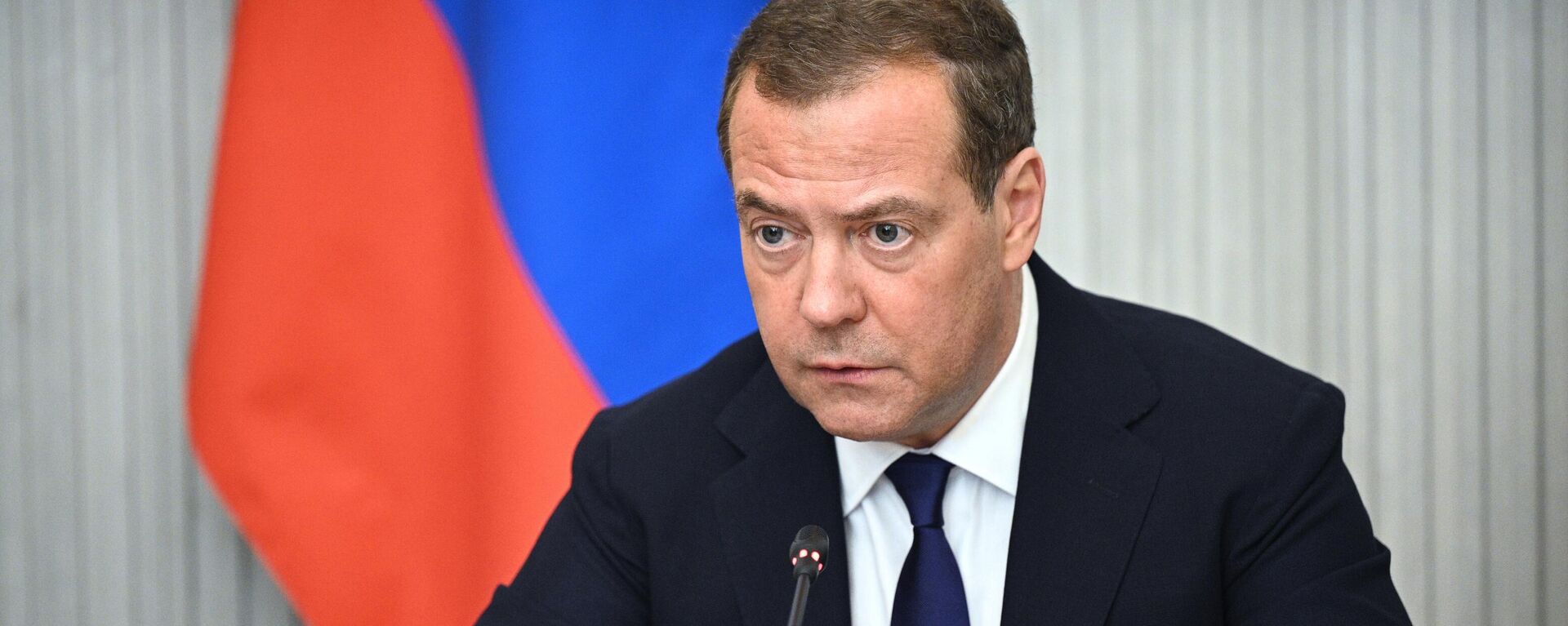 Dmitry Medvedev, ex-presidente russo (2008–2012) e vice-presidente do Conselho de Segurança do país, durante reunião em Rostov-no-Don, na Rússia, em 21 de julho de 2022 - Sputnik Brasil, 1920, 26.08.2022