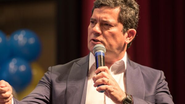 O ex-juiz Sergio Moro durante convenção estadual do União Brasil, realizada no Espaço Torres, em Curitiba. Paraná, 2 de agosto de 2022 - Sputnik Brasil