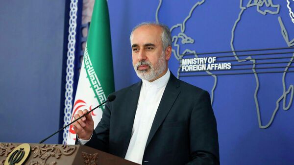 O porta-voz do Ministério Nasser Kanaani em Teerã 11 de agosto de 2022 - Sputnik Brasil