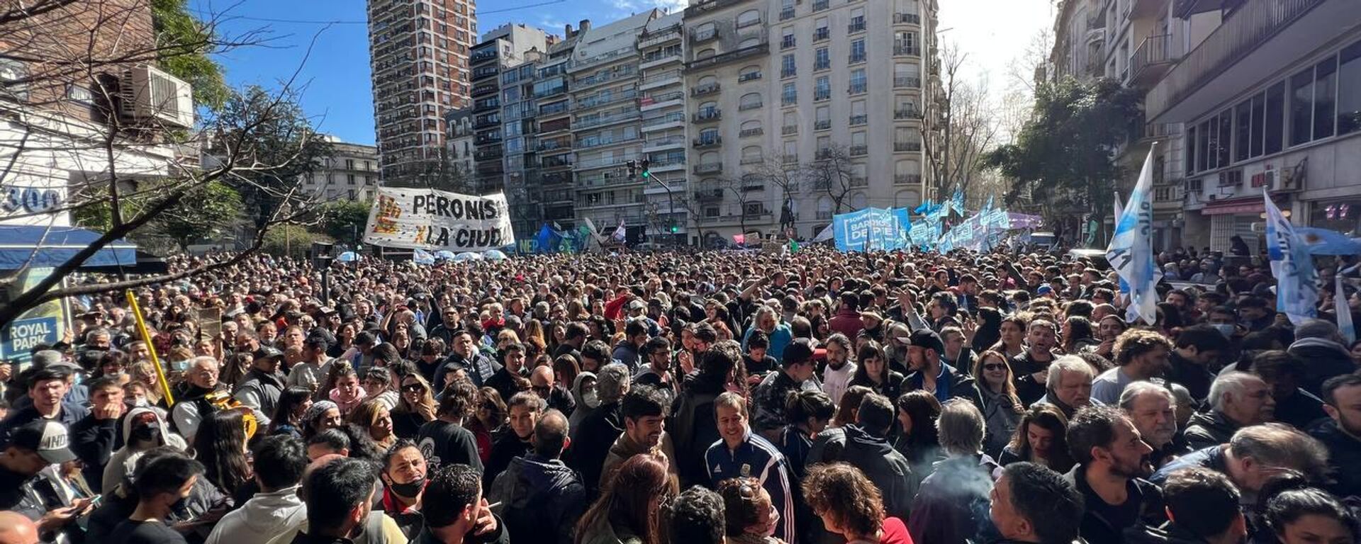 Manifestação em apoio à vice-presidente da Argentina, Cristina Kirchner - Sputnik Brasil, 1920, 27.08.2022