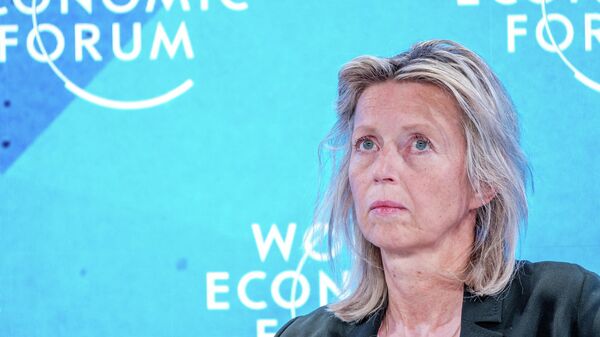 Kajsa Ollongren, ministra da Defesa dos Países Baixos, durante o Fórum Econômico Mundial - Sputnik Brasil