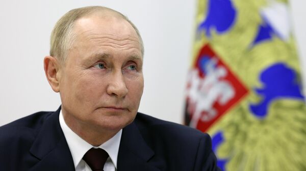 Presidente da Rússia, Vladimir Putin, no dia 1º de setembro de 2022 - Sputnik Brasil