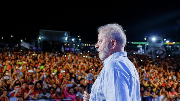 Lula durante comício em Manaus (AM), em 31 de agosto de 2022 - Sputnik Brasil