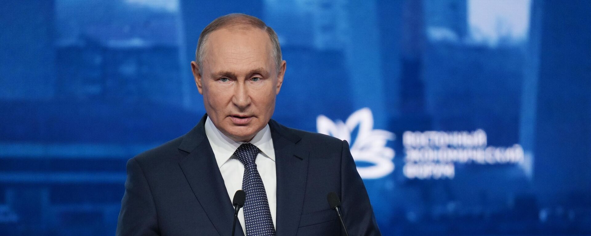 Presidente russo, Vladimir Putin, durante a sessão plenária do Fórum Econômico do Oriente, 7 de setembro de 2022 - Sputnik Brasil, 1920, 07.09.2022