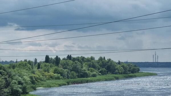 Rio Dniepre na região de Kherson, em 3 de agosto de 2022 - Sputnik Brasil
