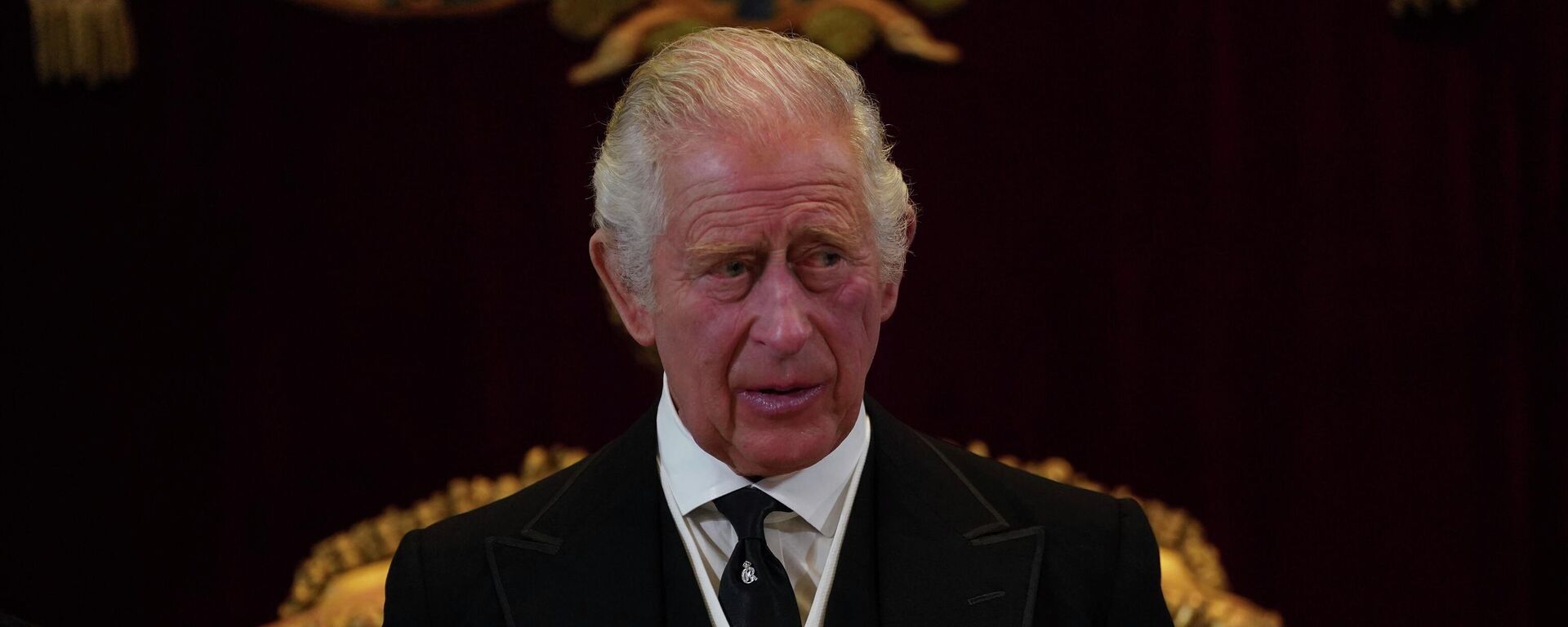 Rei Charles III durante o Conselho de Ascensão ao trono, no Palácio de St. James, em Londres, em 10 de setembro de 2022, sendo formalmente proclamado rei - Sputnik Brasil, 1920, 11.09.2022