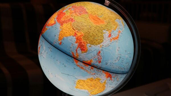 Mapa da Ásia e Oceania (imagem de referência) - Sputnik Brasil