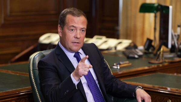 Vice-presidente do Conselho de Segurança russo Dmitry Medvedev - Sputnik Brasil