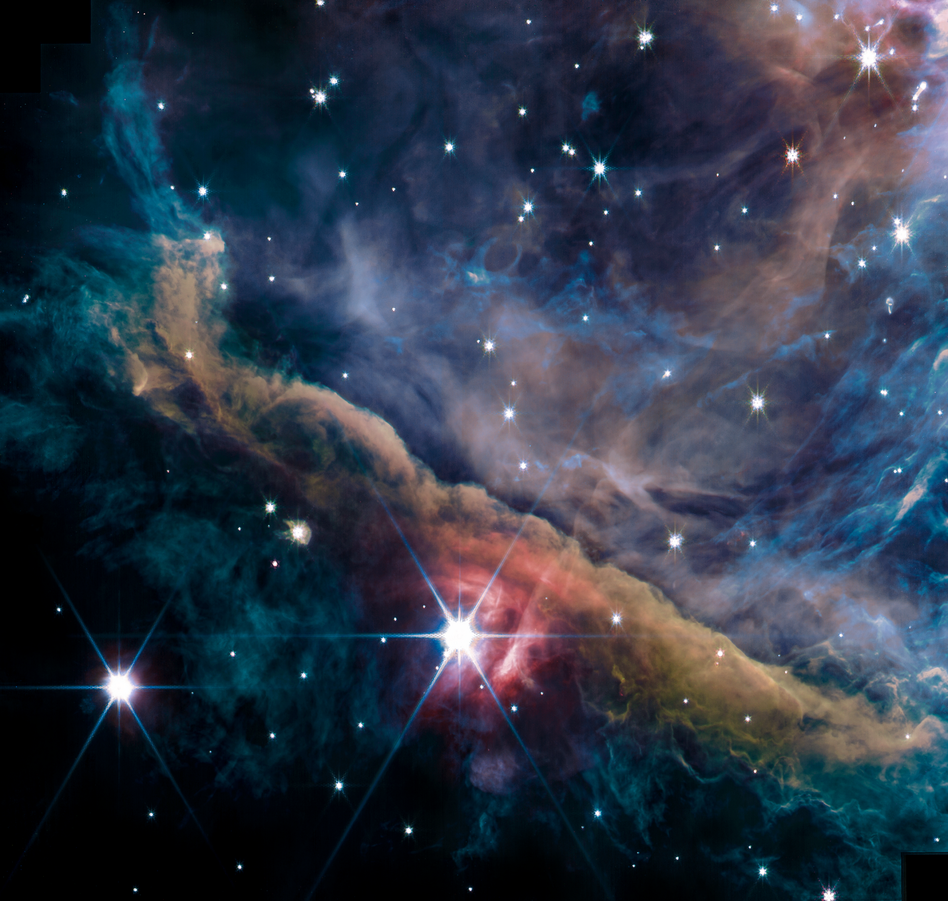 Uma equipe internacional de pesquisadores recriou a imagem mais detalhada já registrada da nebulosa de Órion com a ajuda dos dados e observações do Telescópio Espacial James Webb, da NASA - Sputnik Brasil, 1920, 14.09.2022