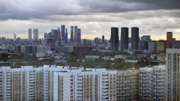 Panorama da cidade de Moscou, Rússia, durante a abertura da roda gigante Solntze Moskvy, foto publicada em 8 de setembro de 2022 - Sputnik Brasil