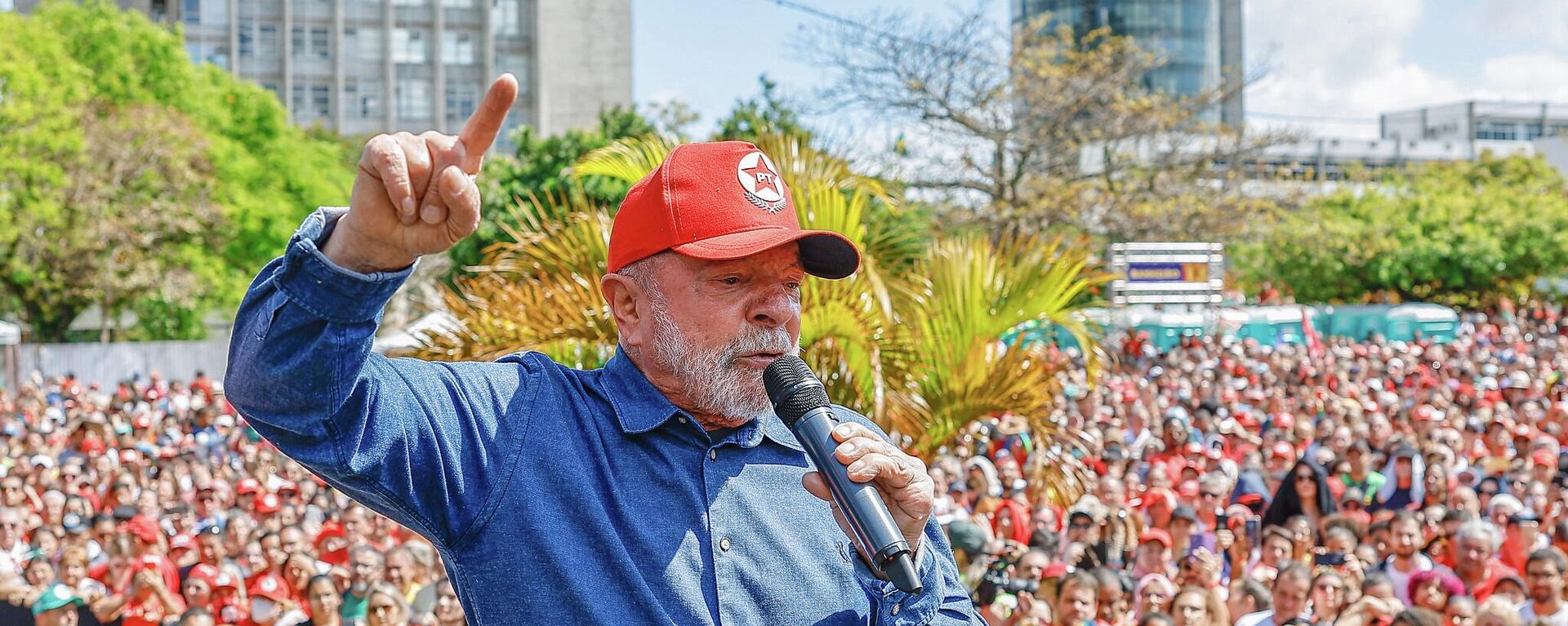 Lula participa de comício em Florianópolis. Santa Catarina, 18 de setembro de 2022 - Sputnik Brasil, 1920, 22.09.2022