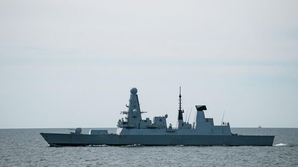 Navio HMS Defender (D1145) da Marinha Real do Reino Unido durante exercícios navais BALTOPS 22, no mar Báltico, 6 de junho de 2022 - Sputnik Brasil