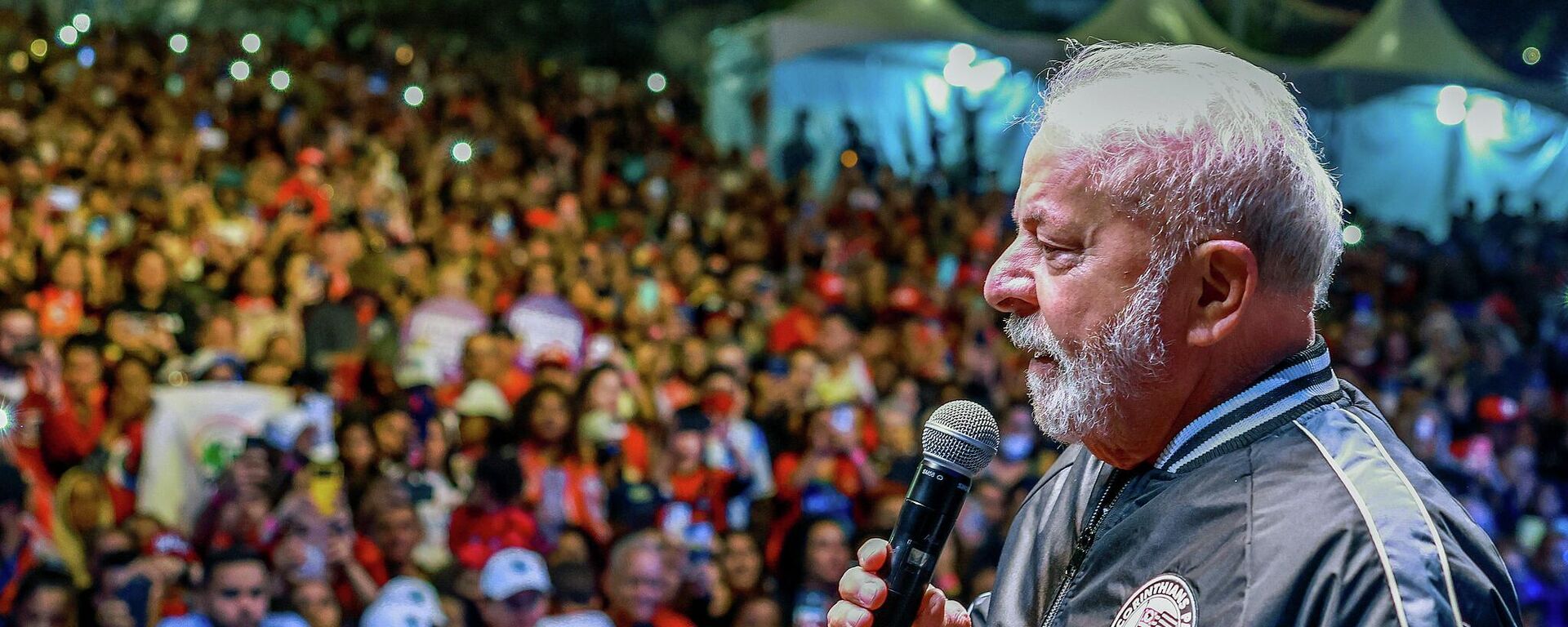 O ex-presidente Luiz Inácio Lula da Silva (PT) participa de ato de campanha em Itaquera, em São Paulo (SP), em 24 de setembro de 2022 - Sputnik Brasil, 1920, 09.02.2023