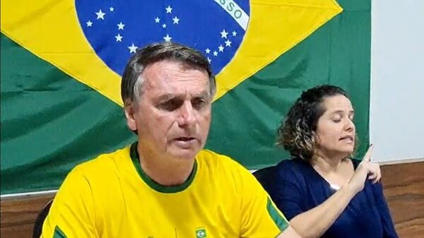 Jair Bolsonaro durante sua live de encerramento da campanha do primeiro turno. 1º de outubro de 2022. - Sputnik Brasil