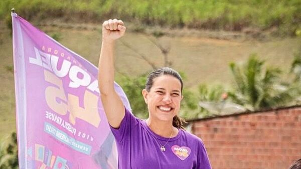 Raquel Lyra durante campanha para o governo de Pernambuco - Sputnik Brasil