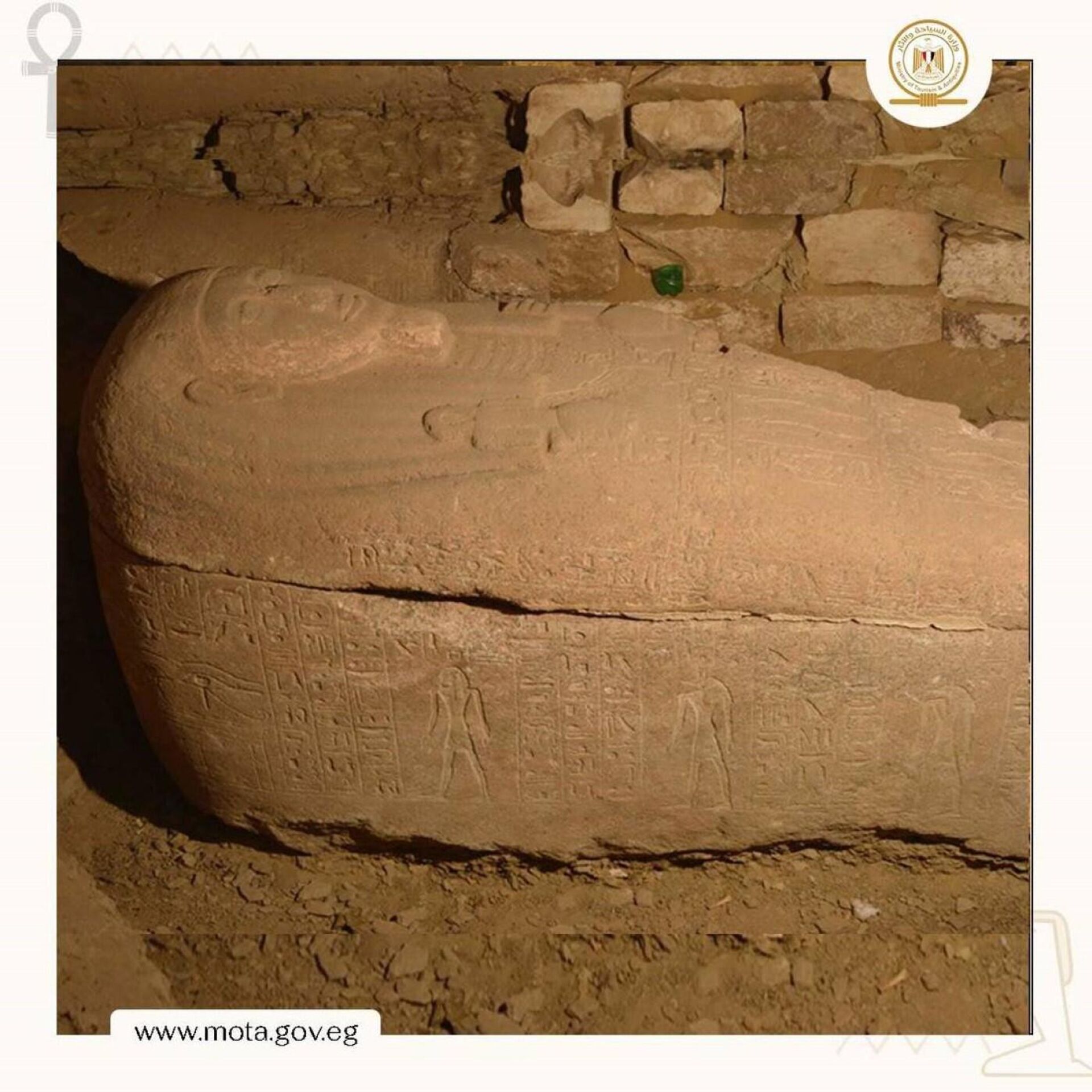 Sarcófago de escriba real do faraó Ramsés II do Antigo Egito é descoberto - Sputnik Brasil, 1920, 04.10.2022