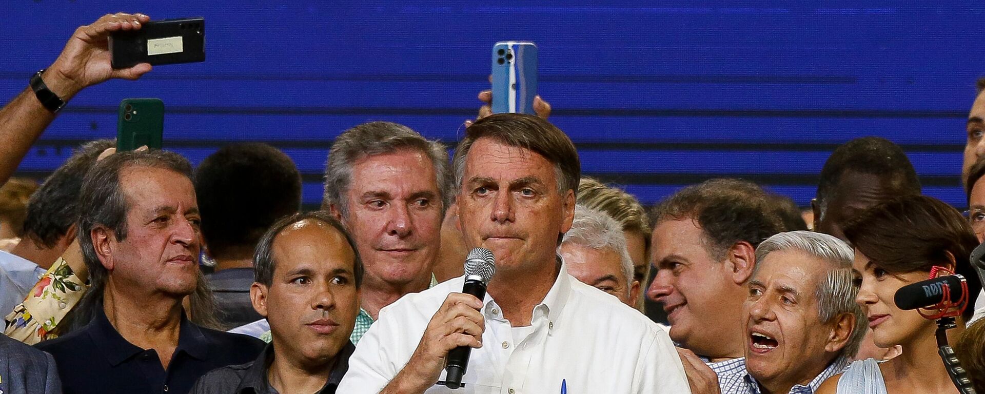 Jair Bolsonaro participa do encontro nacional do Partido Liberal (PL), no Centro Internacional de Convenções do Brasil (CICB), em Brasília, em 27 de março de 2022 - Sputnik Brasil, 1920, 22.10.2022