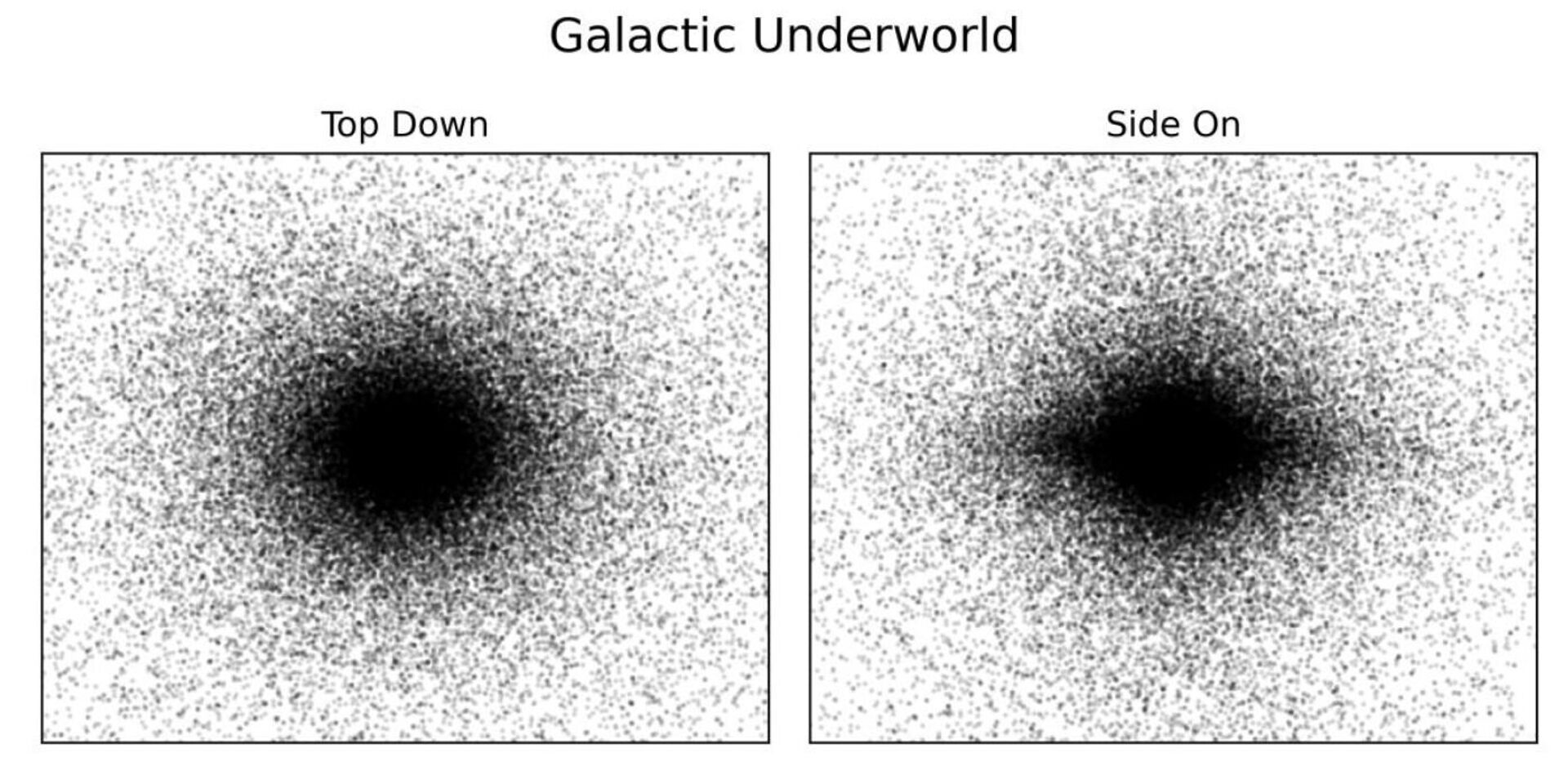 Simulação mostra a distribuição de buracos negros e estrelas de nêutrons no chamado submundo galáctico 
 - Sputnik Brasil, 1920, 07.10.2022