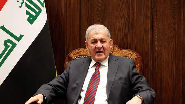 Abdul Latif Rashid, o novo presidente do Iraque. Bagdá, 13 de outubro de 2022 - Sputnik Brasil