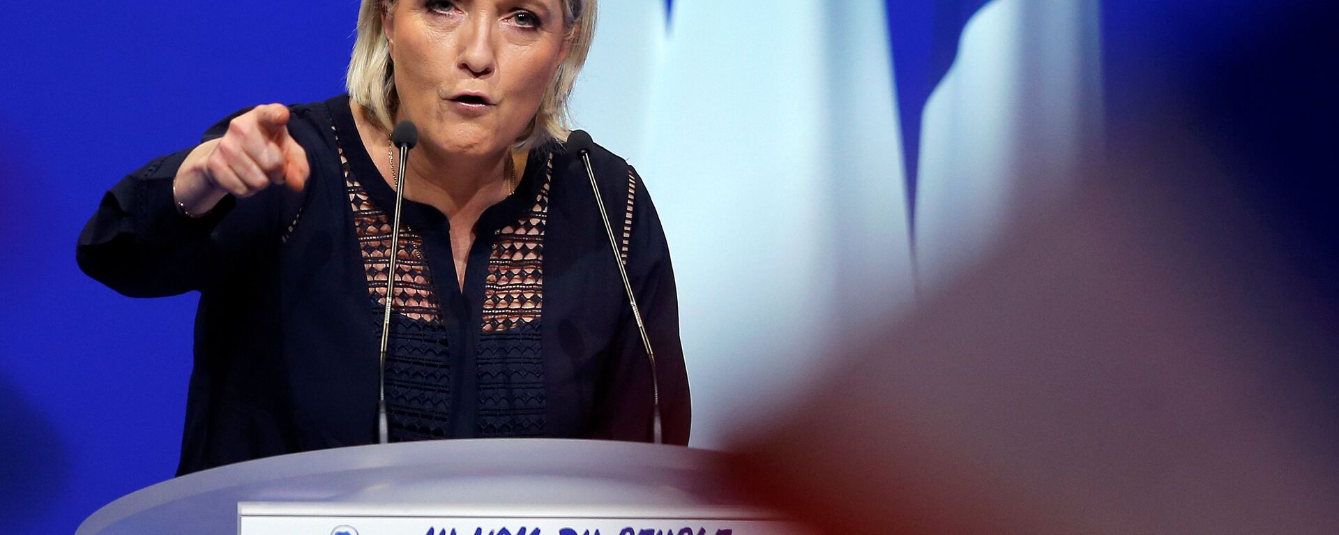 A líder do partido Reagrupamento Nacional francês, Marine Le Pen - Sputnik Brasil, 1920, 16.10.2022