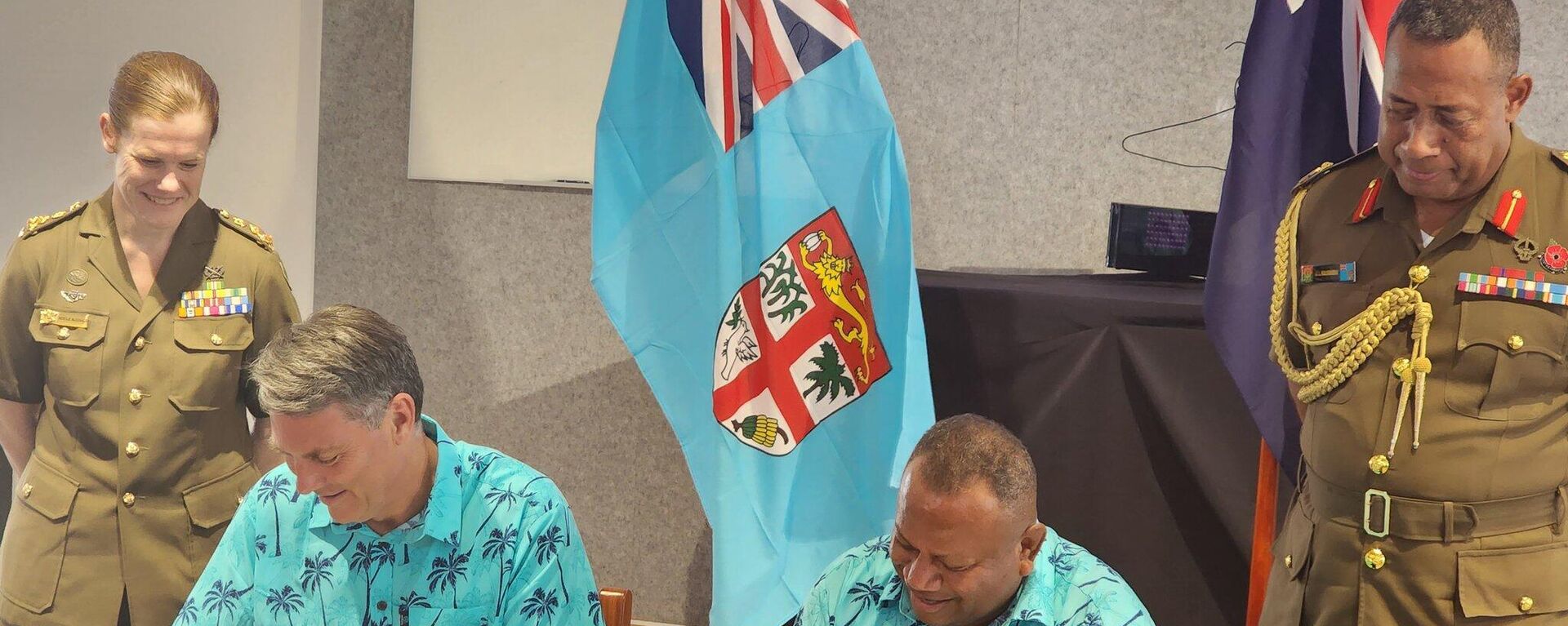 Fiji e Austrália assinam Acordo de Status de Forças, 20 de outubro de 2022 - Sputnik Brasil, 1920, 20.10.2022