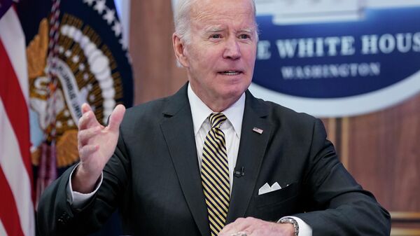 O presidente Joe Biden fala sobre infraestrutura na Casa Branca - Sputnik Brasil