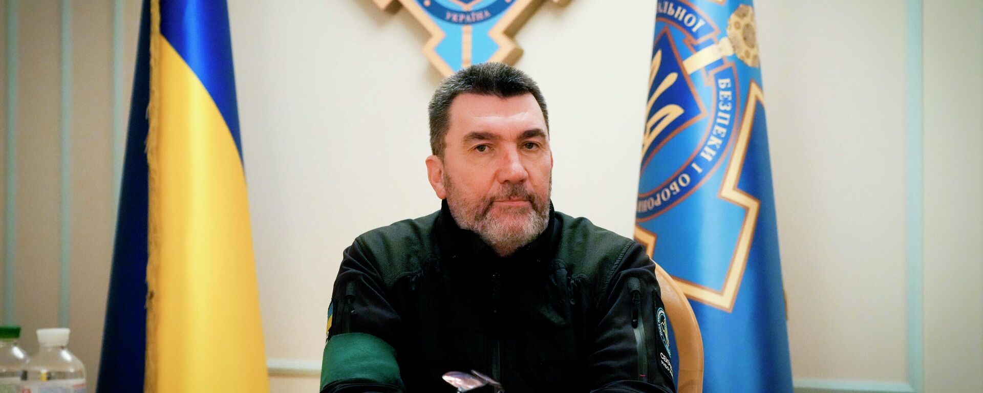O chefe do Conselho de Defesa e Segurança Nacional da Ucrânia, Aleksei Danilov, em entrevista à Associated Press, em Kiev, em 22 de abril de 2022 - Sputnik Brasil, 1920, 16.02.2023