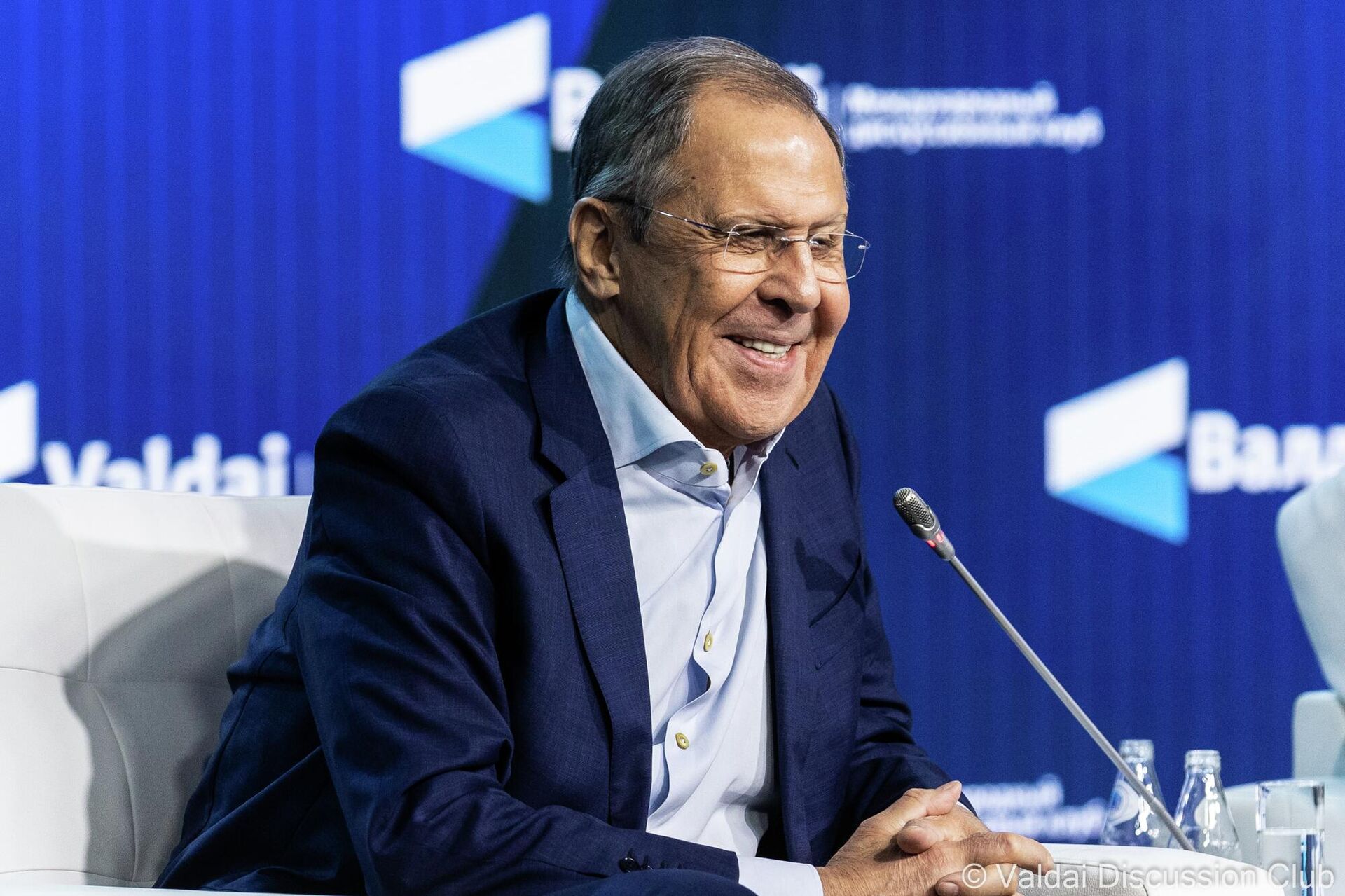Ministro das Relações Exteriores da Rússia, Sergei Lavrov, durante a 19ª Reunião Anual do Clube de Discussão de Valdai, Moscou, Rússia, 24 de outubro de 2022 - Sputnik Brasil, 1920, 25.10.2022