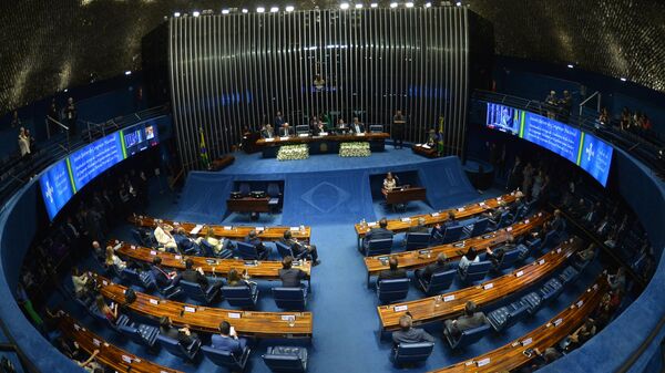 Visão geral do plenário do Senado Federal. Brasília (DF), 18 de outubro de 2022 - Sputnik Brasil