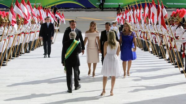 Passagem de Faixa Presidencial de Michel Temer para Jair Bolsonaro em 1º de janeiro de 2019 - Sputnik Brasil
