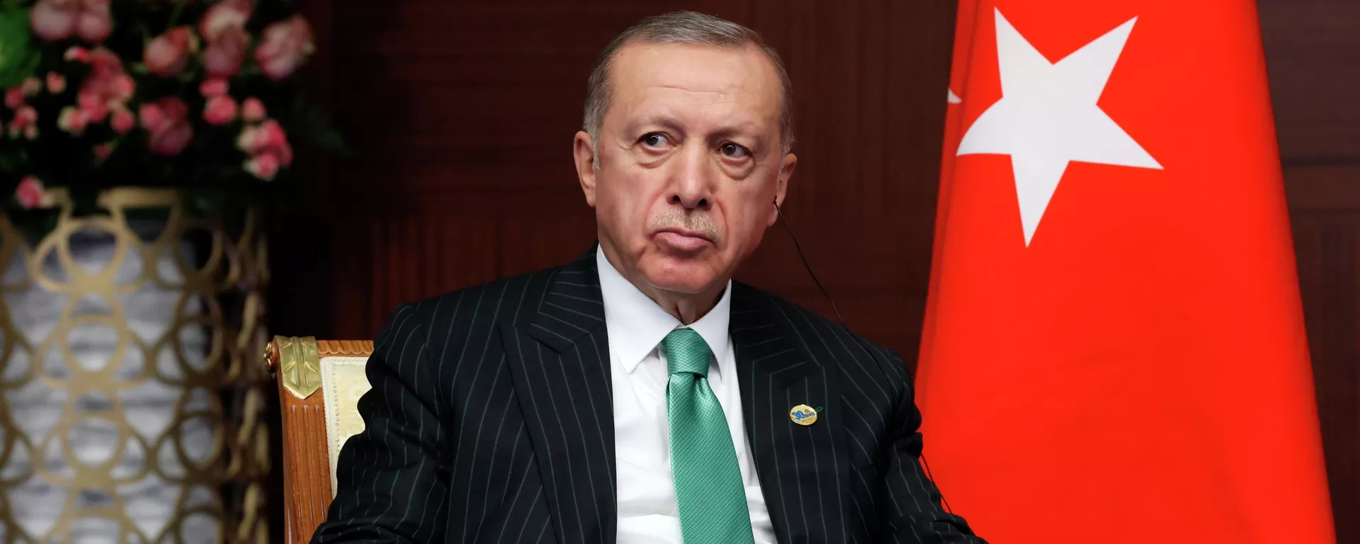 Recep Tayyip Erdogan em Astana, no Cazaquistão, em 13 de outubro de 2022 - Sputnik Brasil, 1920, 09.10.2023