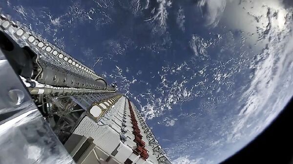 Missão da Starlink, da SpaceX - Sputnik Brasil
