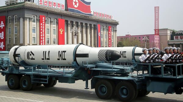 Mísseis balísticos da Coreia do Norte (foto de arquivo) - Sputnik Brasil