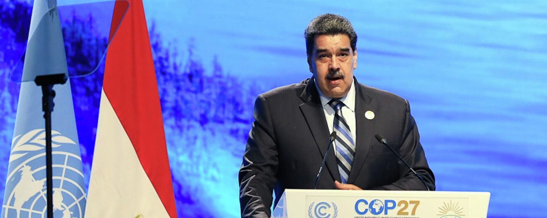 O presidente da Venezuela, Nicolás Maduro, discursa durante a COP27 - Sputnik Brasil, 1920, 08.11.2022