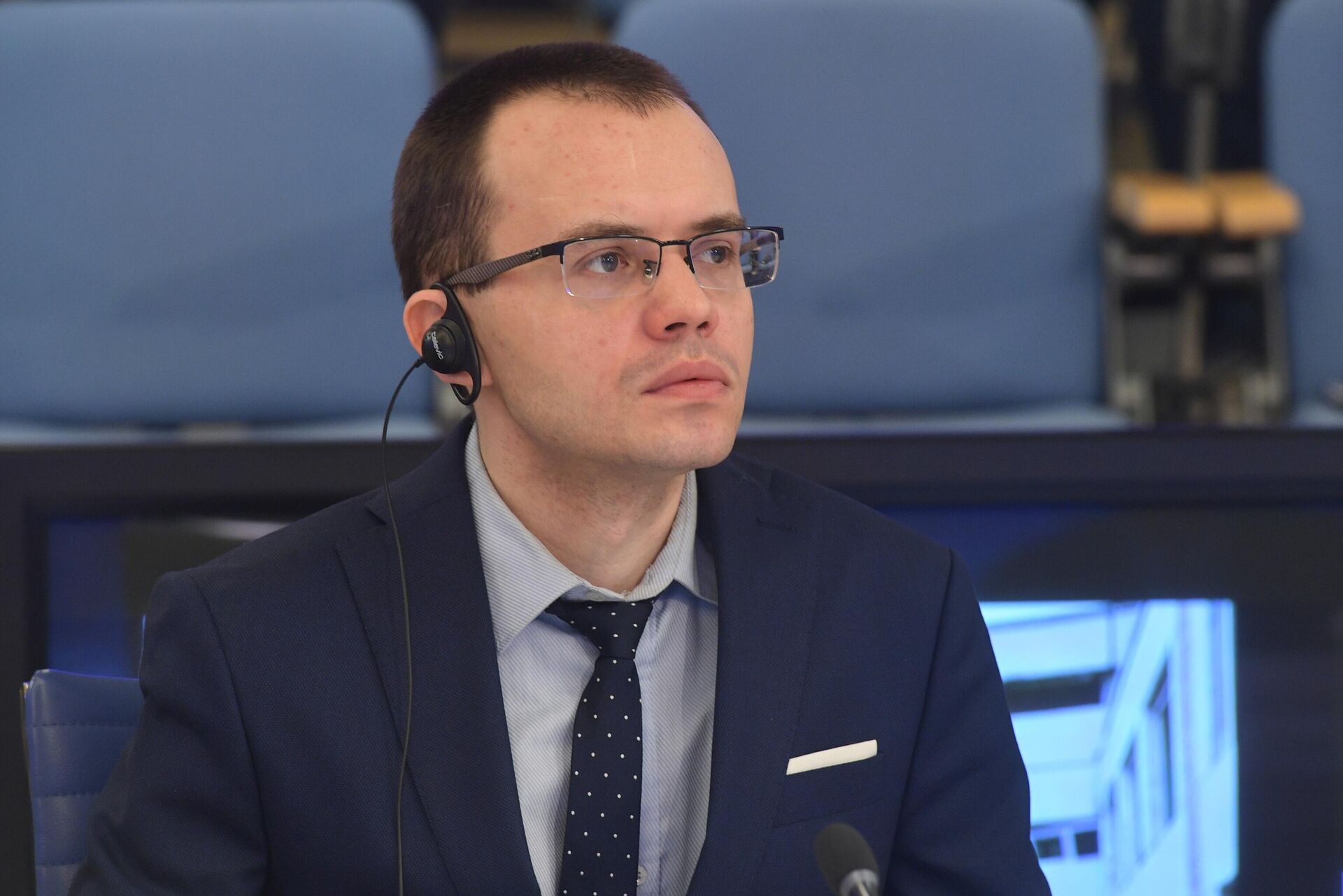 O analista político Andrew Korybko participa de debate em Moscou, Rússia, 11 de março de 2022  - Sputnik Brasil, 1920, 11.01.2023