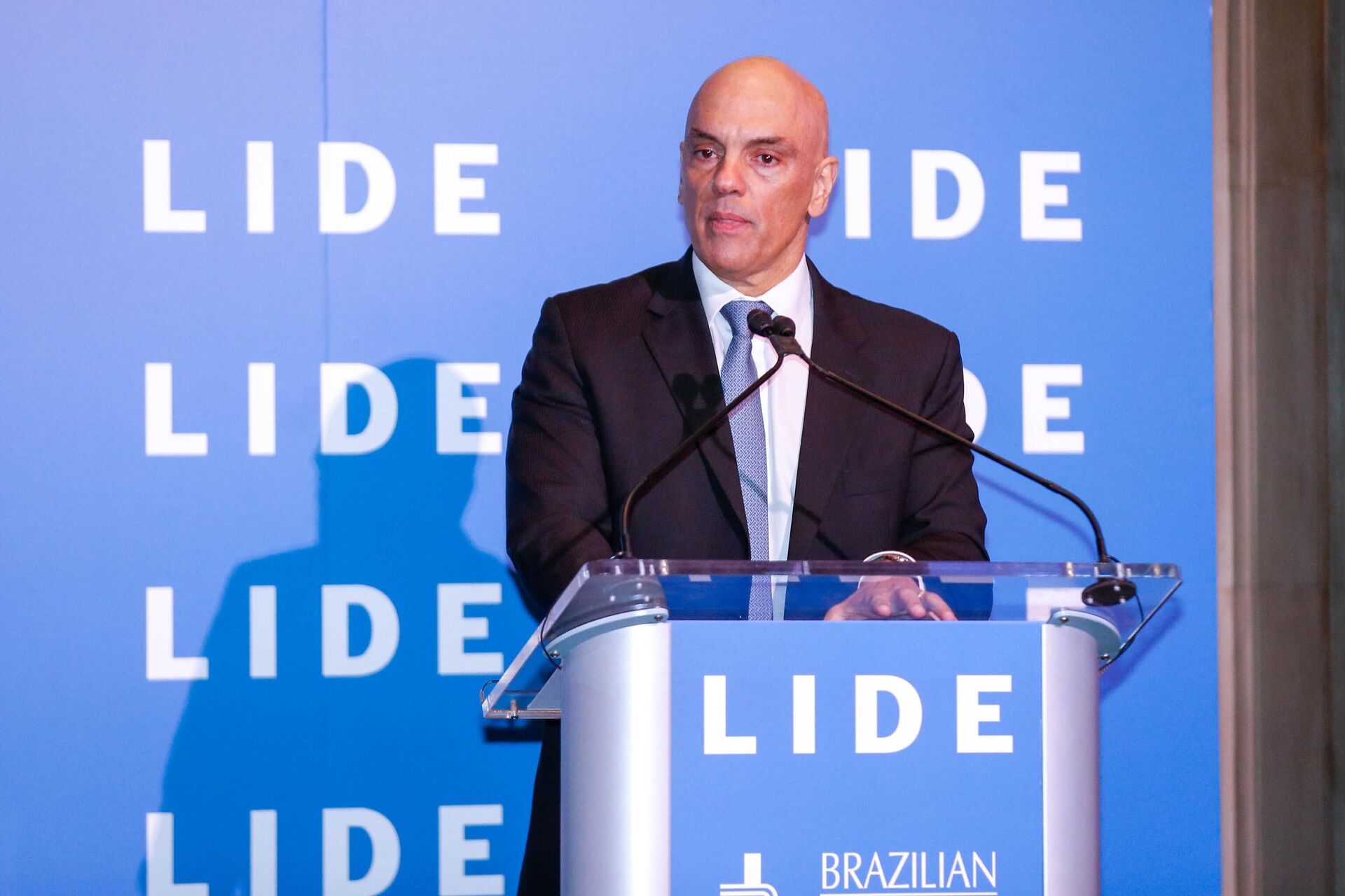 Alexandre de Moraes durante a LIDE Brazil Conference, no Harvard Club, em Nova York. EUA, 14 de novembro de 2022 - Sputnik Brasil, 1920, 23.11.2022
