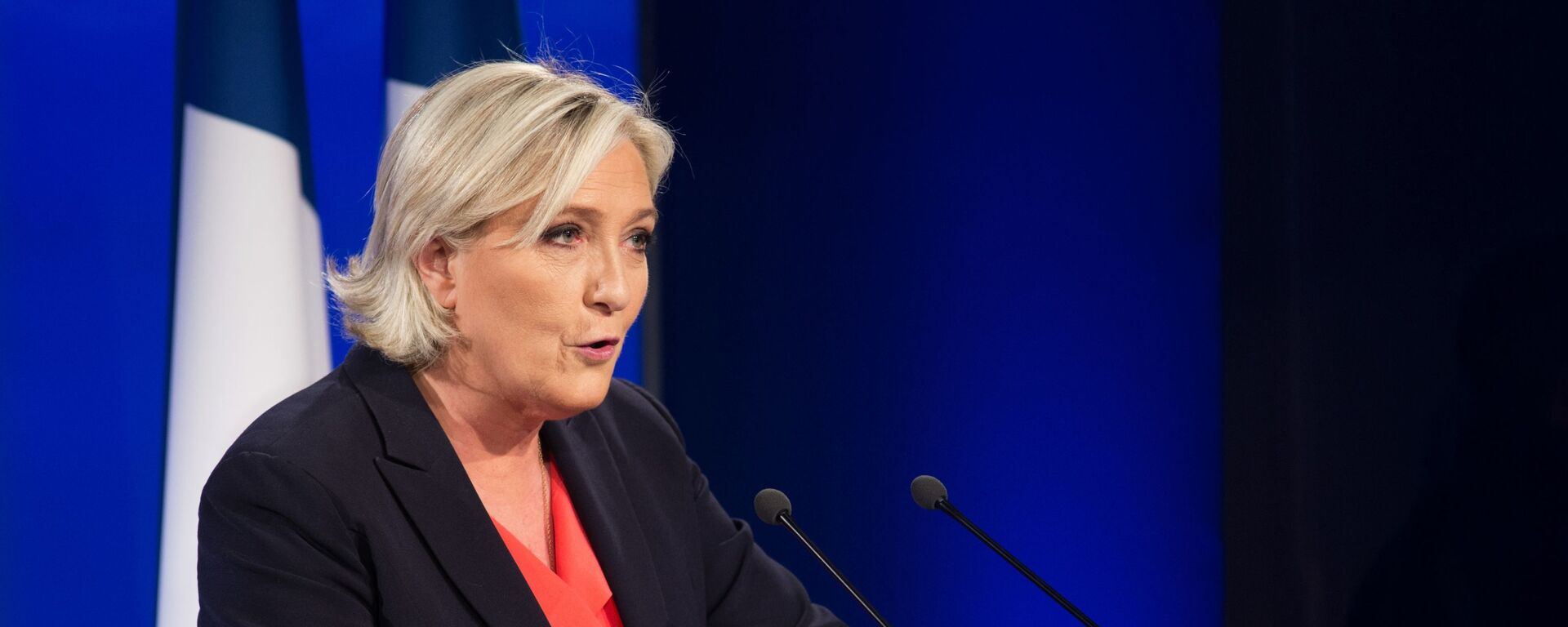 A política francesa de extrema direita e líder do partido Reagrupamento Nacional, Marine Le Pen - Sputnik Brasil, 1920, 09.03.2023