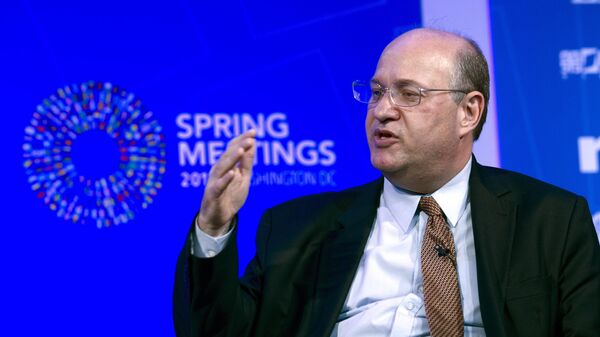 O economista Ilan Goldfajn durante evento do Fundo Monetário Internacional (FMI) em Washington, em 18 de abril de 2018 - Sputnik Brasil