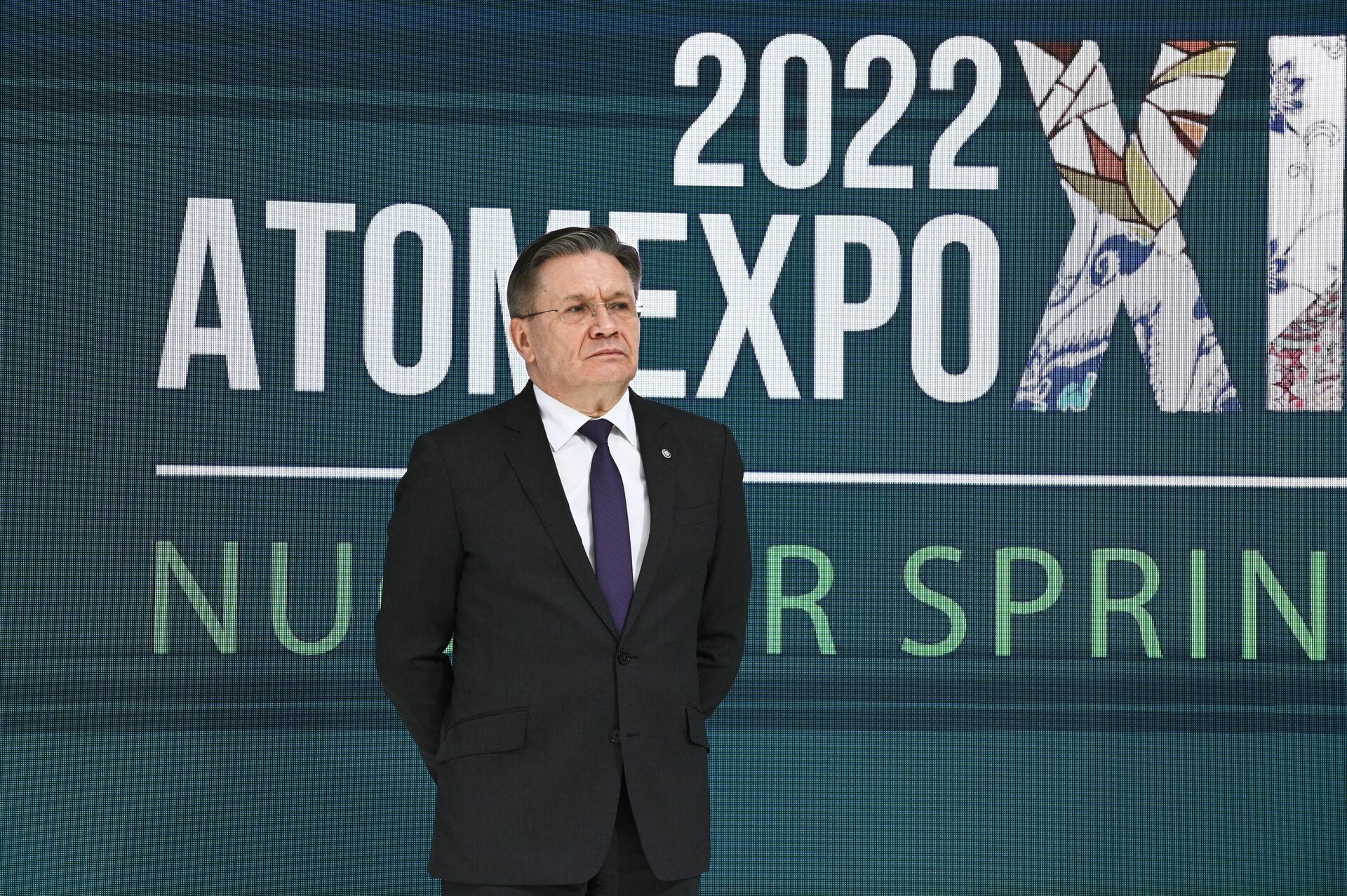 Diretor-geral da Rosatom, Aleksei Likhachev, durante a cerimônia de abertura do Fórum Internacional AtomExpo, Sochi, Rússia, 21 de novembro de 2022 - Sputnik Brasil, 1920, 21.11.2022
