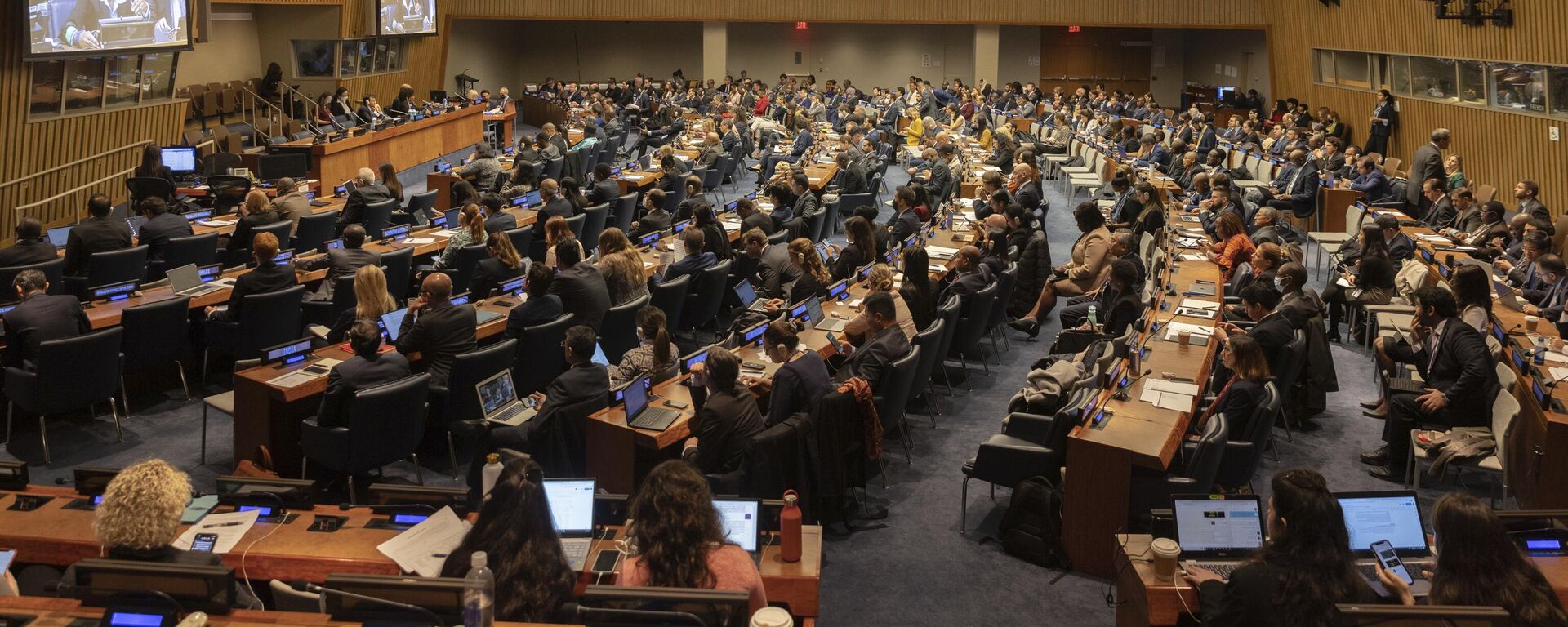 Membros do Conselho de Segurança participam de reunião do Comitê Especial de Política e Descolonização na sede da ONU, 11 de novembro de 2022 - Sputnik Brasil, 1920, 25.08.2023